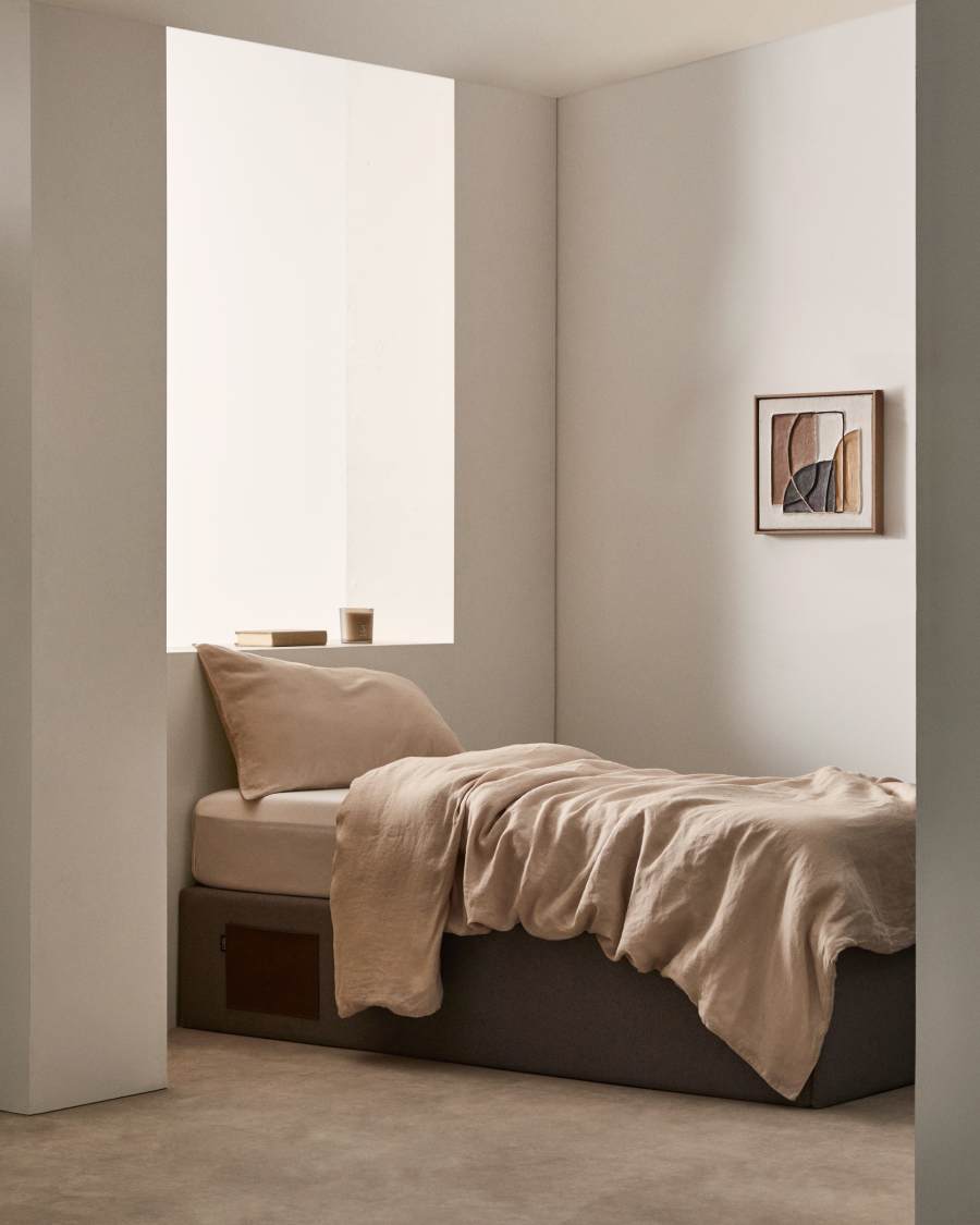 Matters ottoman bed base in black for a 90 x 190 cm mattress