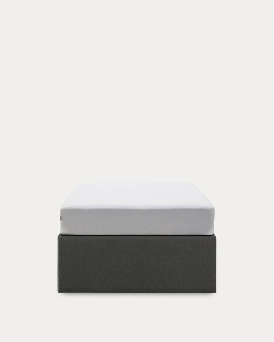 Matters ottoman bed base in black for a 90 x 190 cm mattress