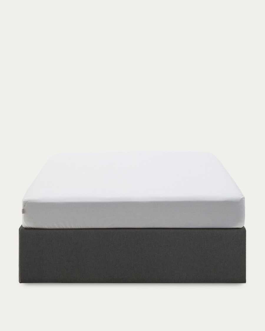 Matters ottoman bed base in black for a 140 x 190 cm mattress