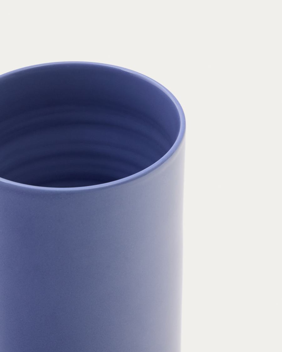 Vase Elova en céramique violette 30 cm