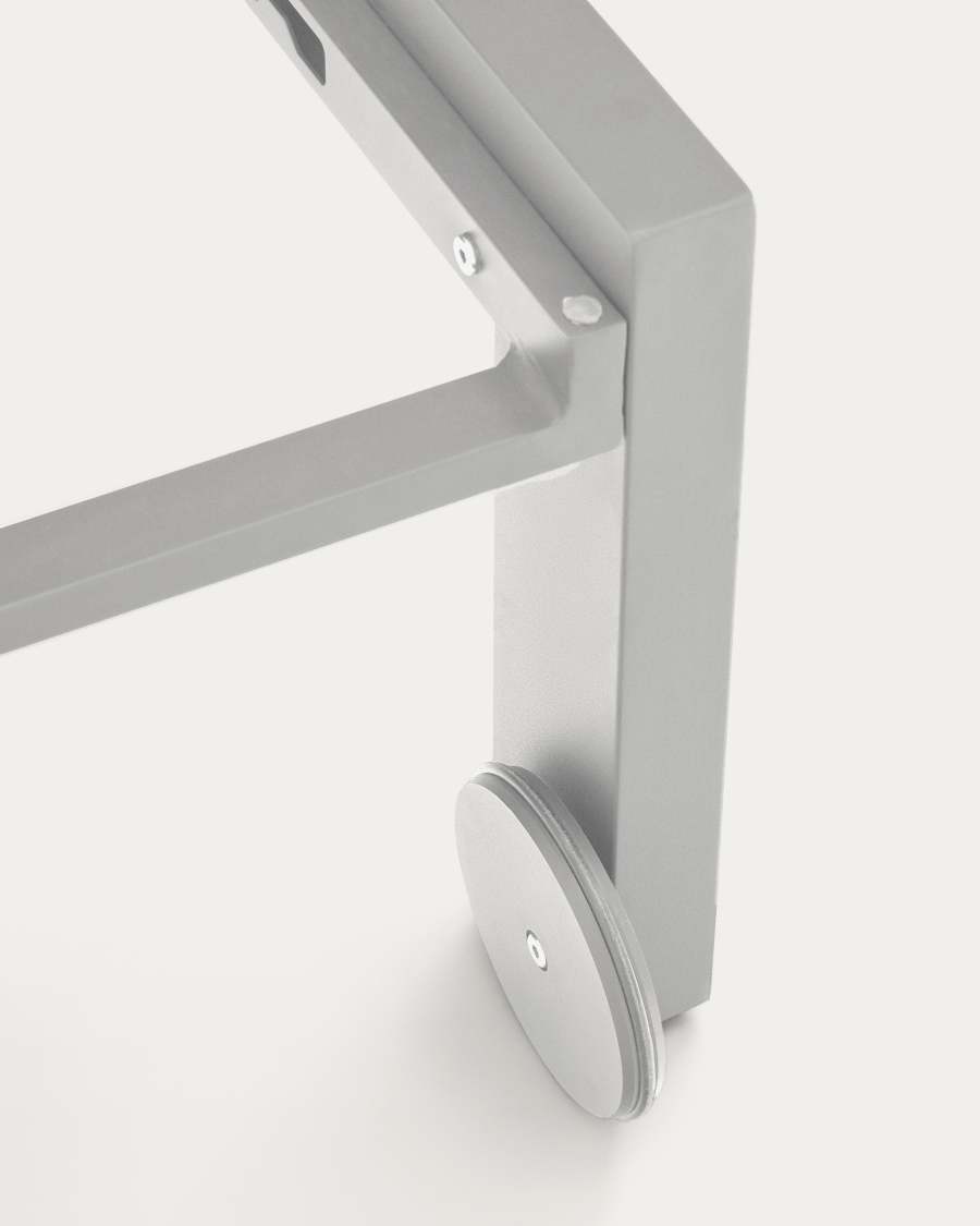 Bain de soleil Canutells en aluminium avec finition gris clair