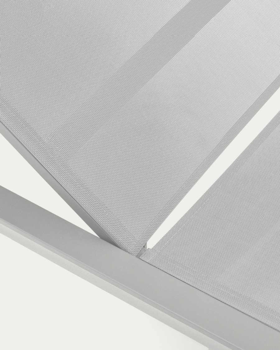 Bain de soleil Canutells en aluminium avec finition gris clair