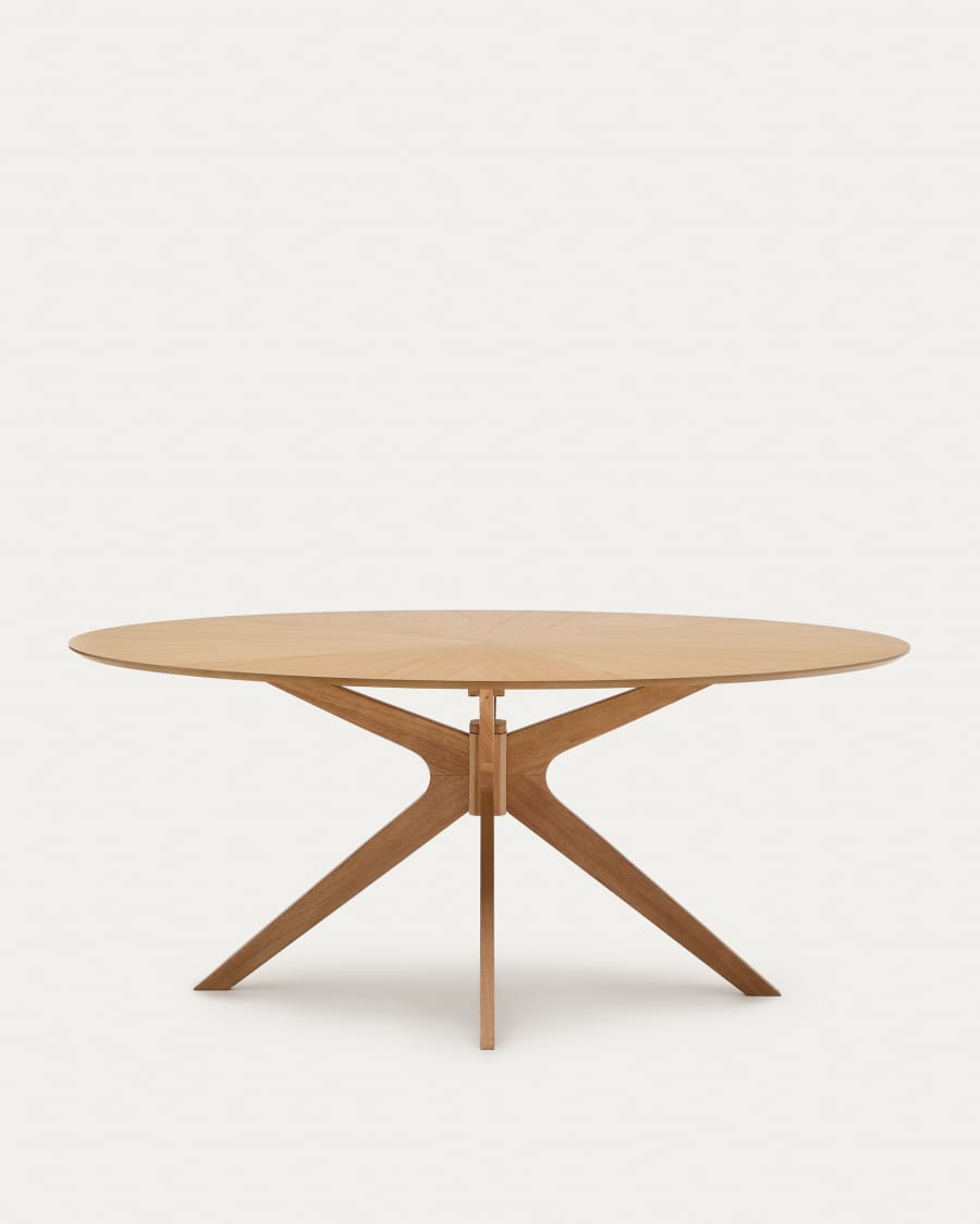 Naanim Tisch aus Eichenfurnier 180 x 110 cm