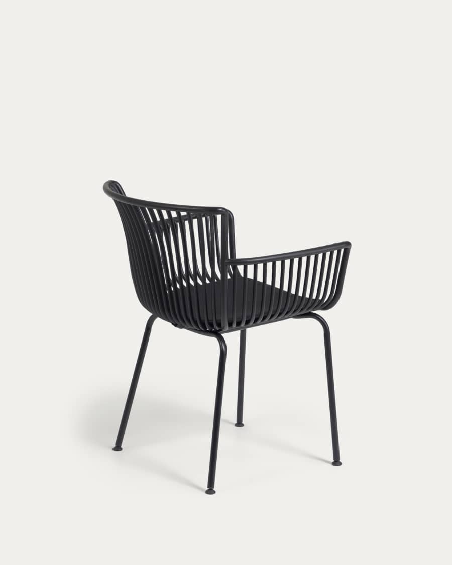 Surpika outdoor chair in black