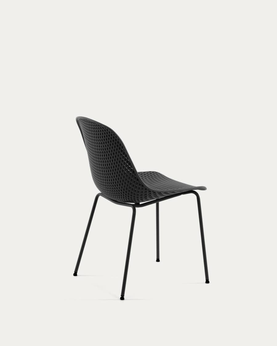 Quinby outdoor dining chair in grey