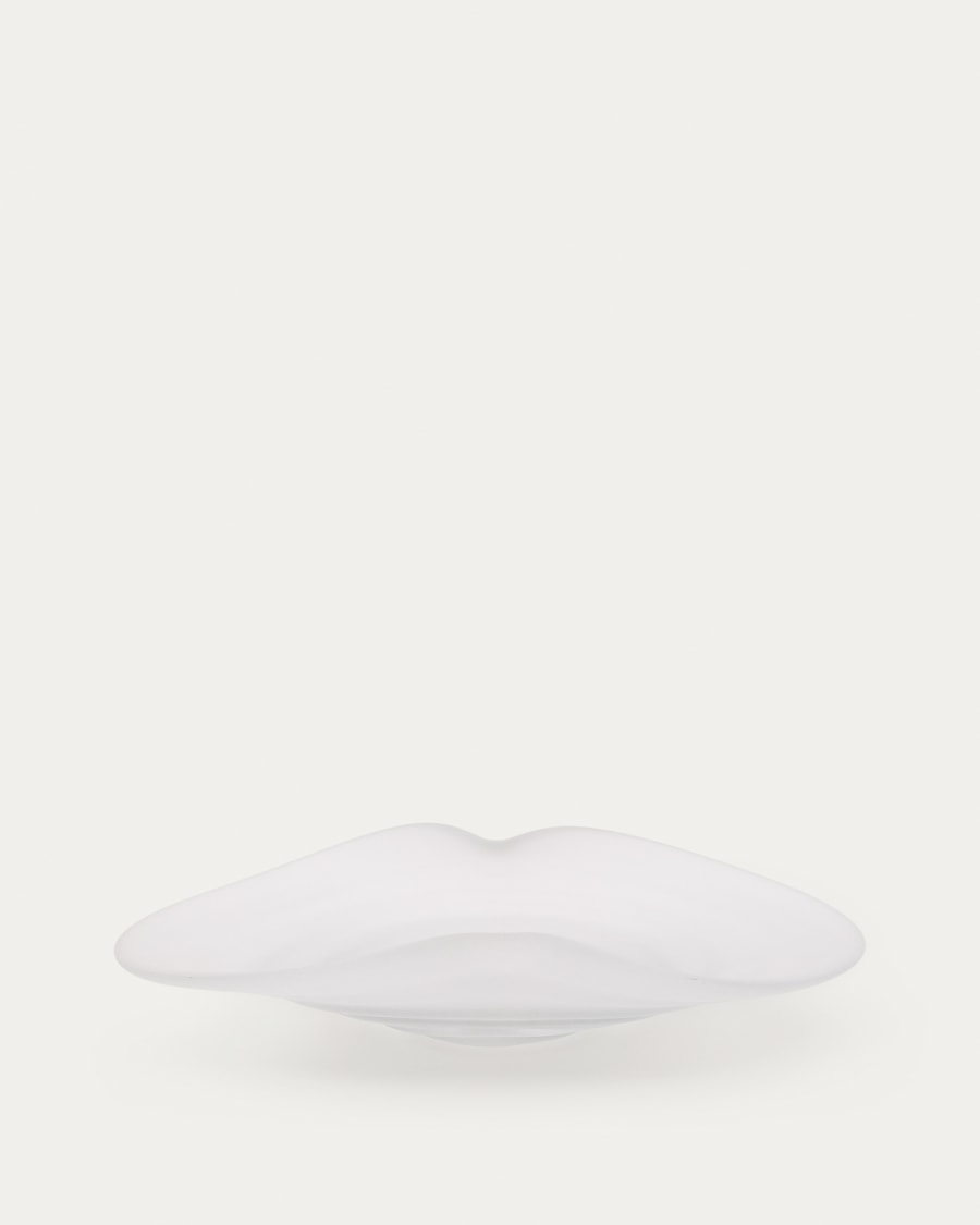 Centrotavola Ondaro in vetro smerigliato 11 cm