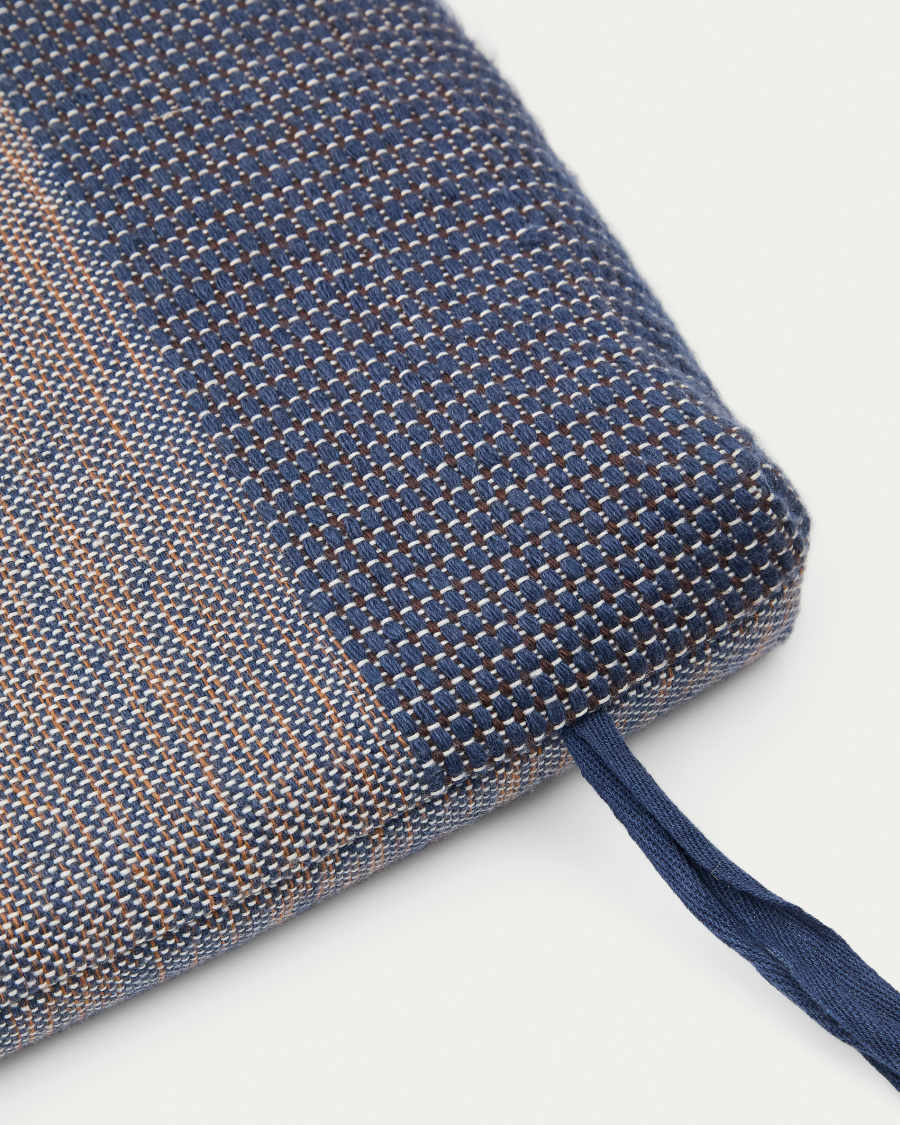 Cuscino per sdraio Delnar 100% PET blu 155 x 50 cm