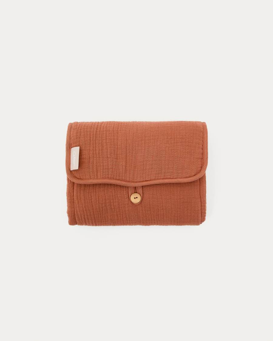 Fasciatoio portatile Olna 100% cotone terracotta