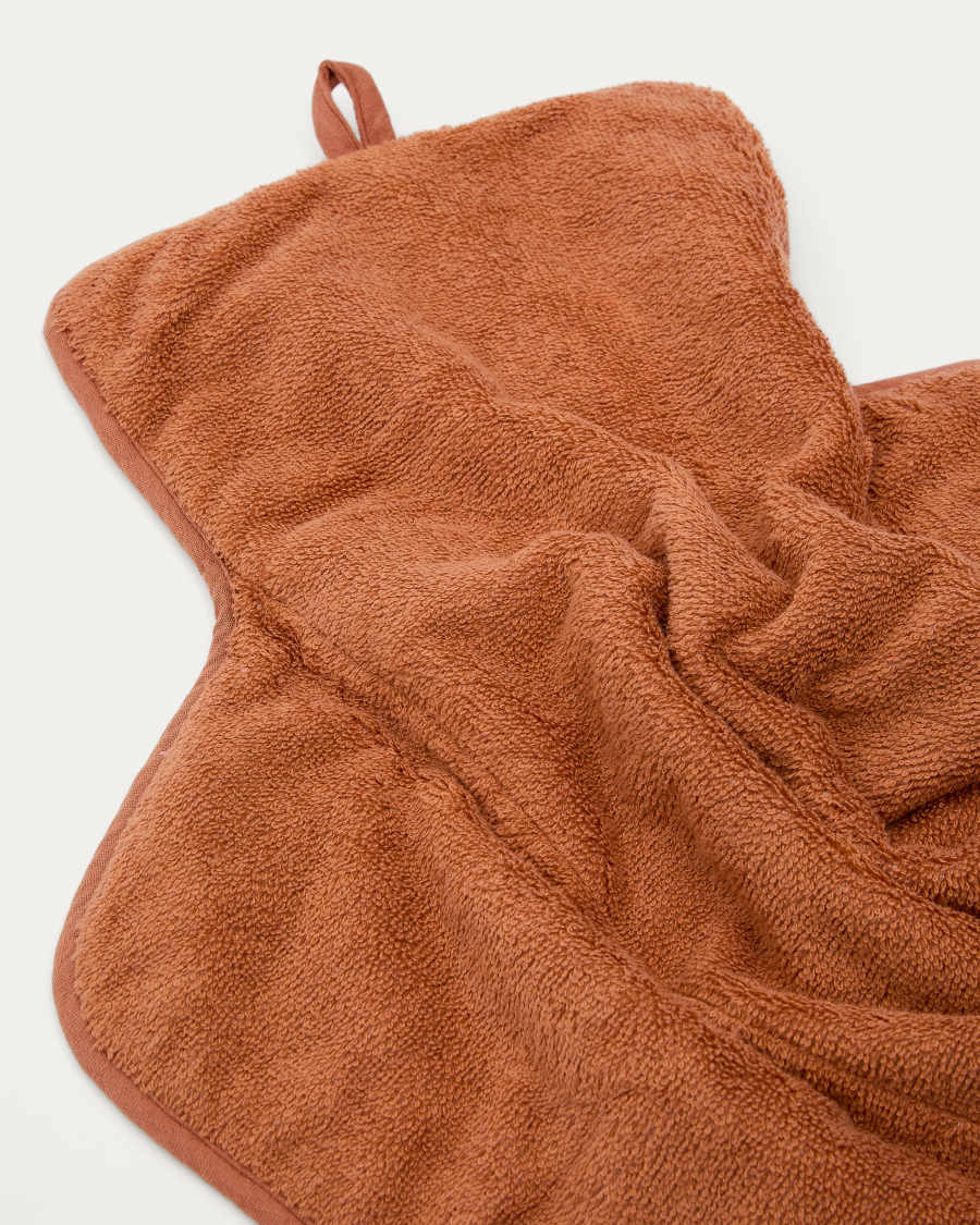 Fasciatoio portatile Olna 100% cotone terracotta