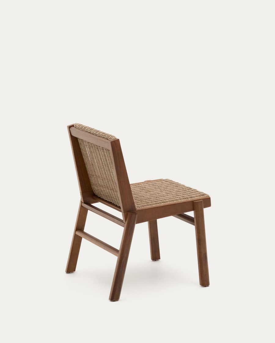 Itani chair in FSC 100% solid acacia wood and synthetic rattan