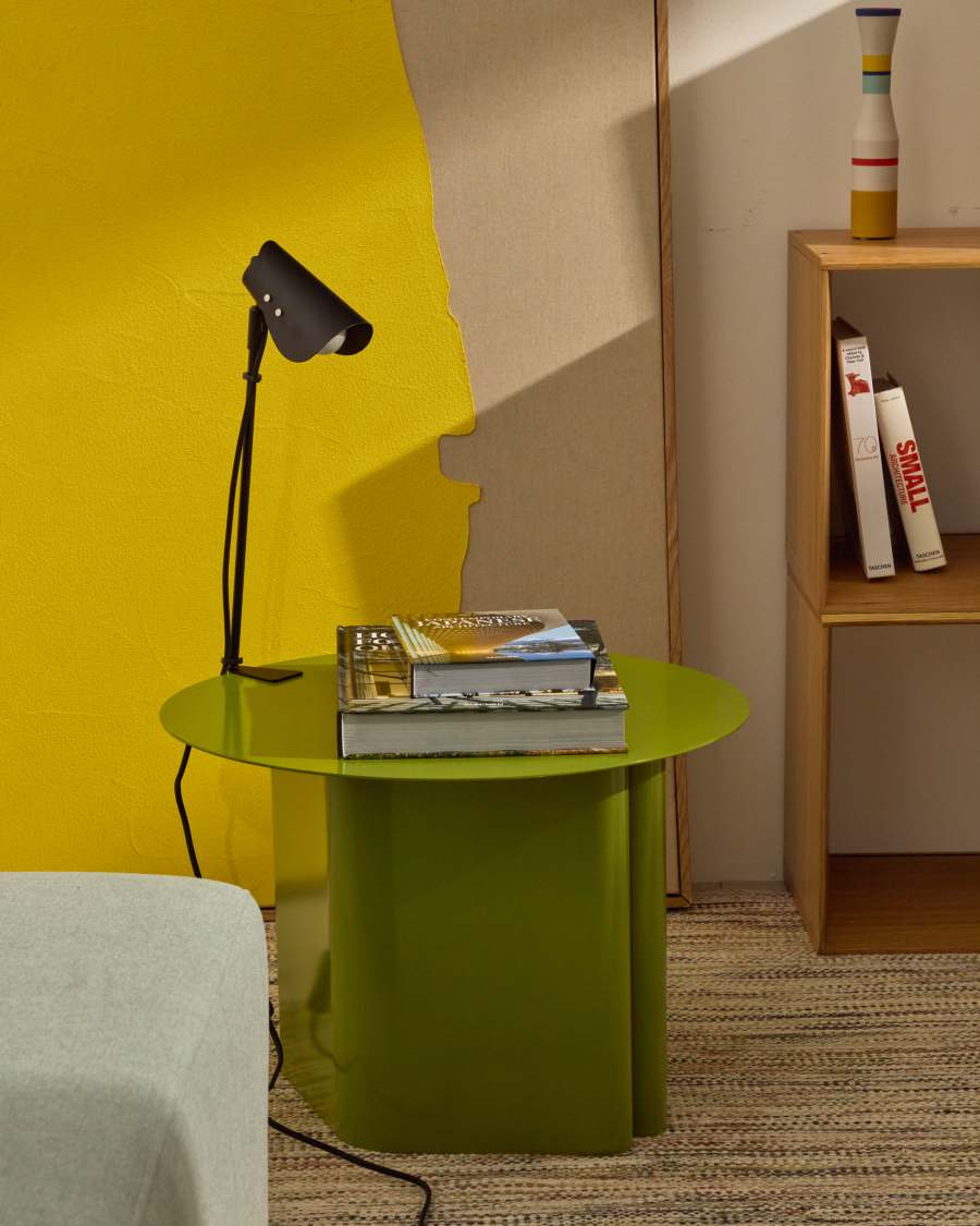 Jula desk lamp with clamp in black metal