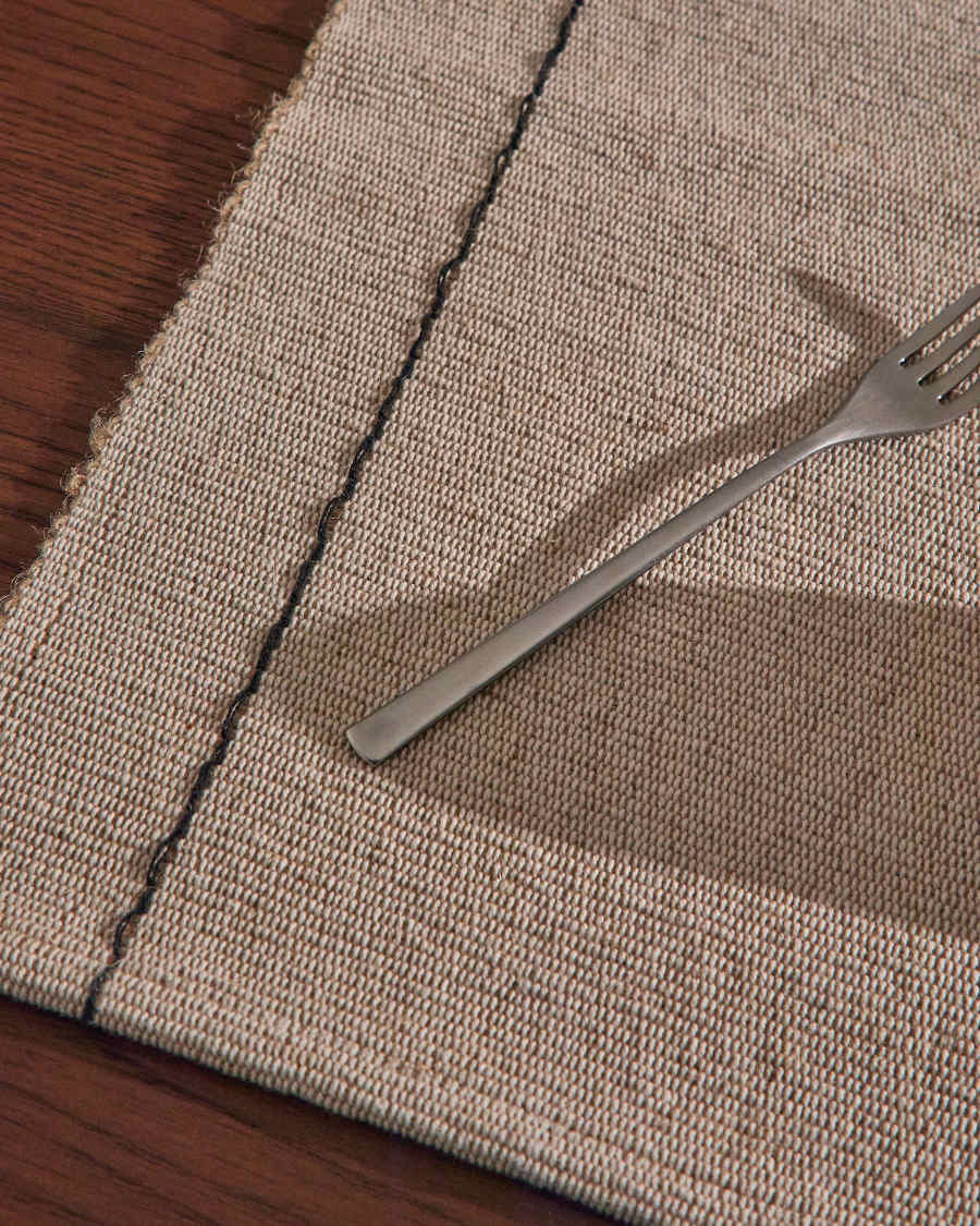 Lunel set of 2 jute placemats 50 x 35cm