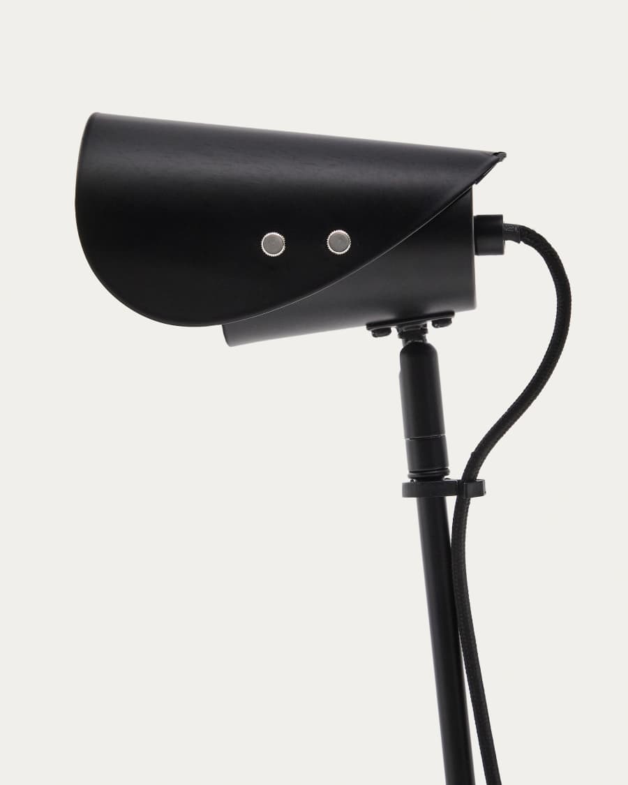 Jula desk lamp with clamp in black metal