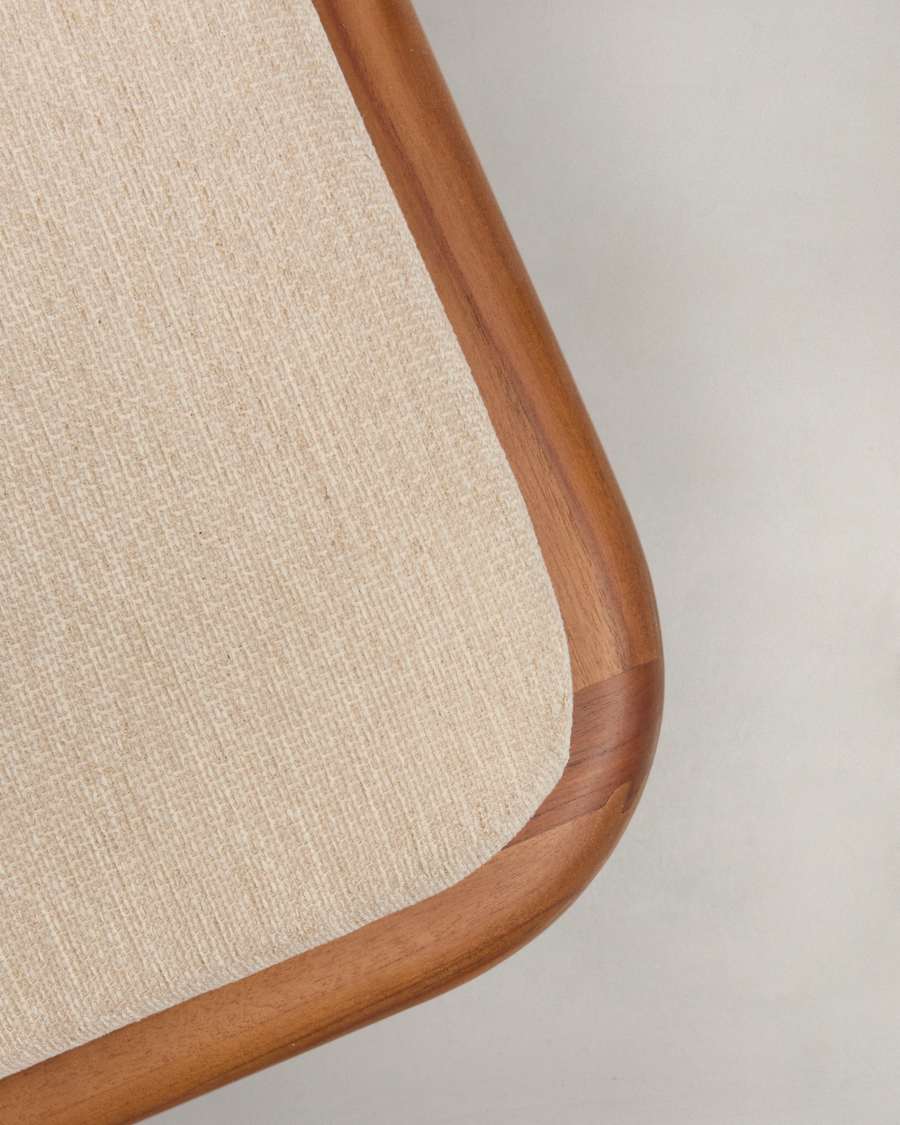 Turqueta double sun lounger made of FSC 100% solid teak wood