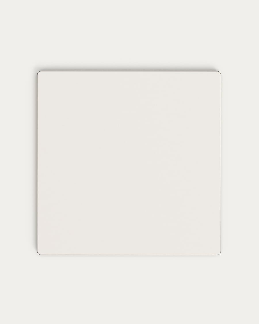 Tiaret Table top square white 80x80cm
