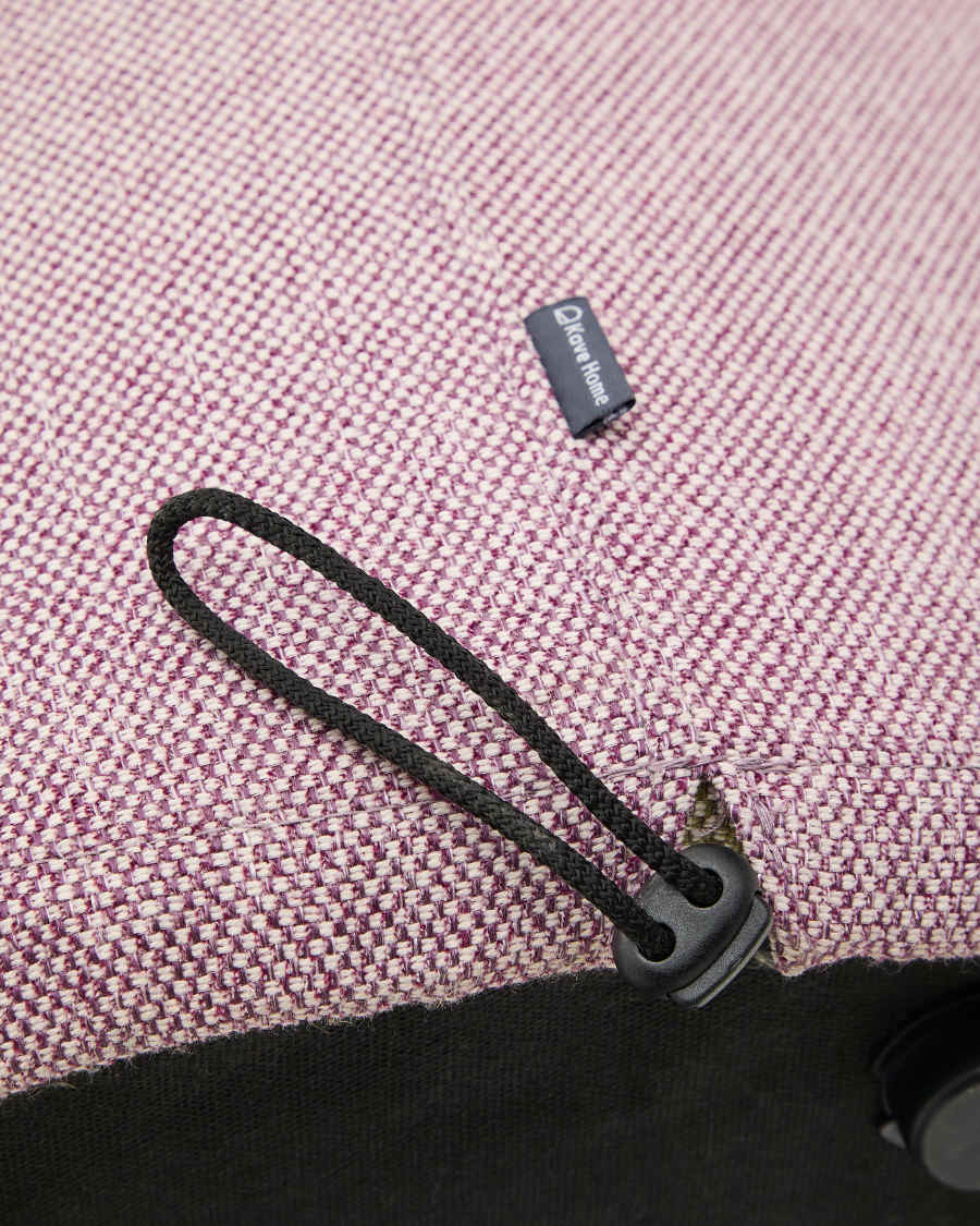 Kaeli purple footrest cover Ø60cm