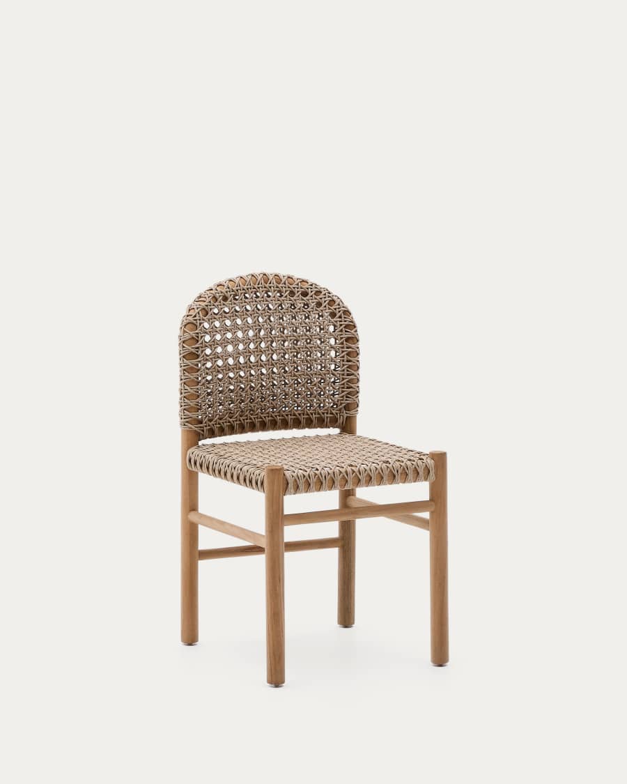 Tavira outdoor chair in solid teak wood