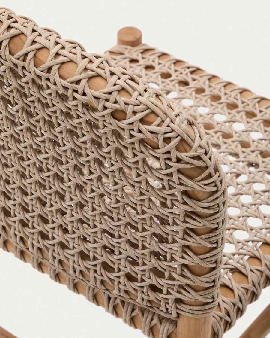 Tavira outdoor chair in solid teak wood