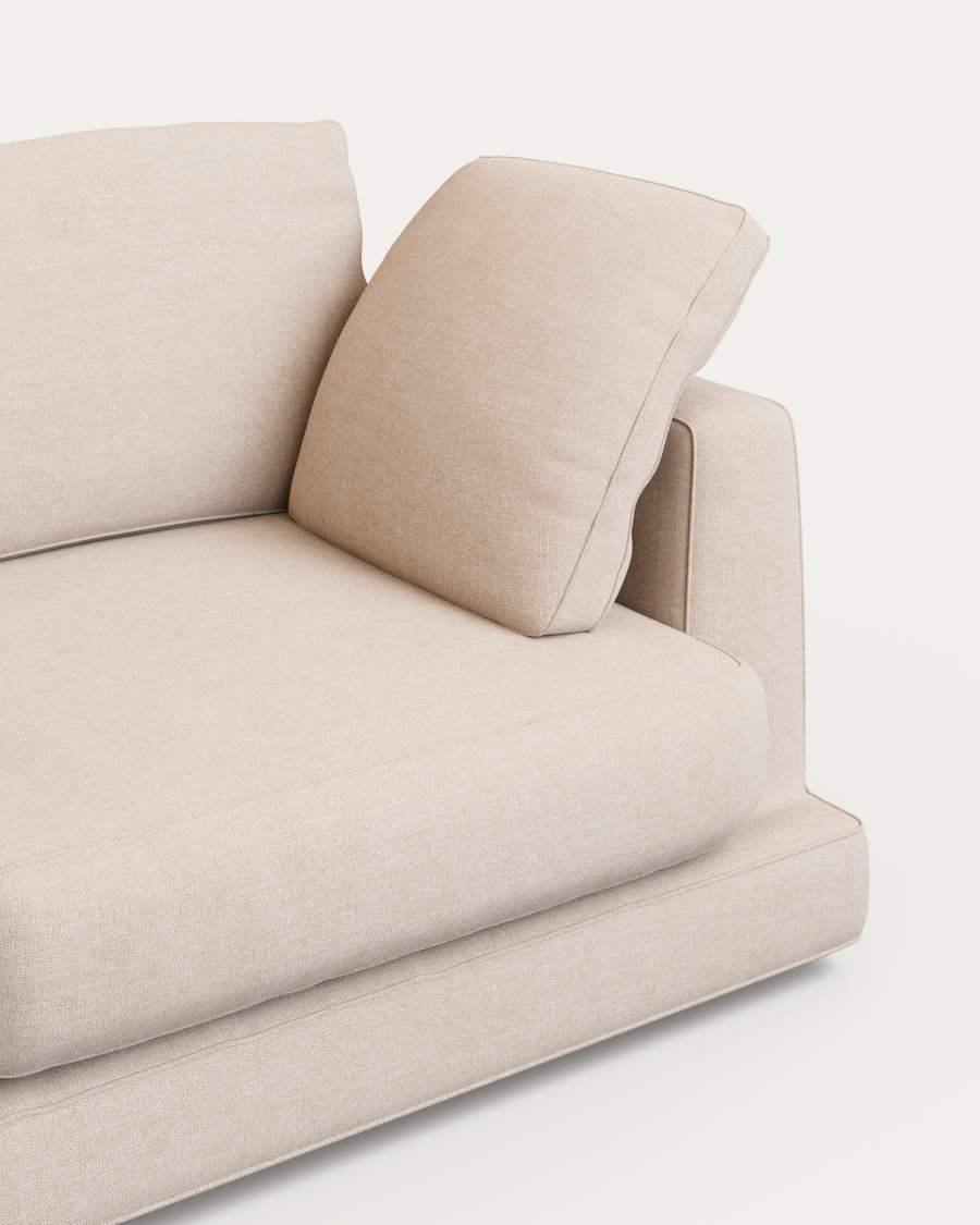 Gala 3-seater sofa beige 210cm