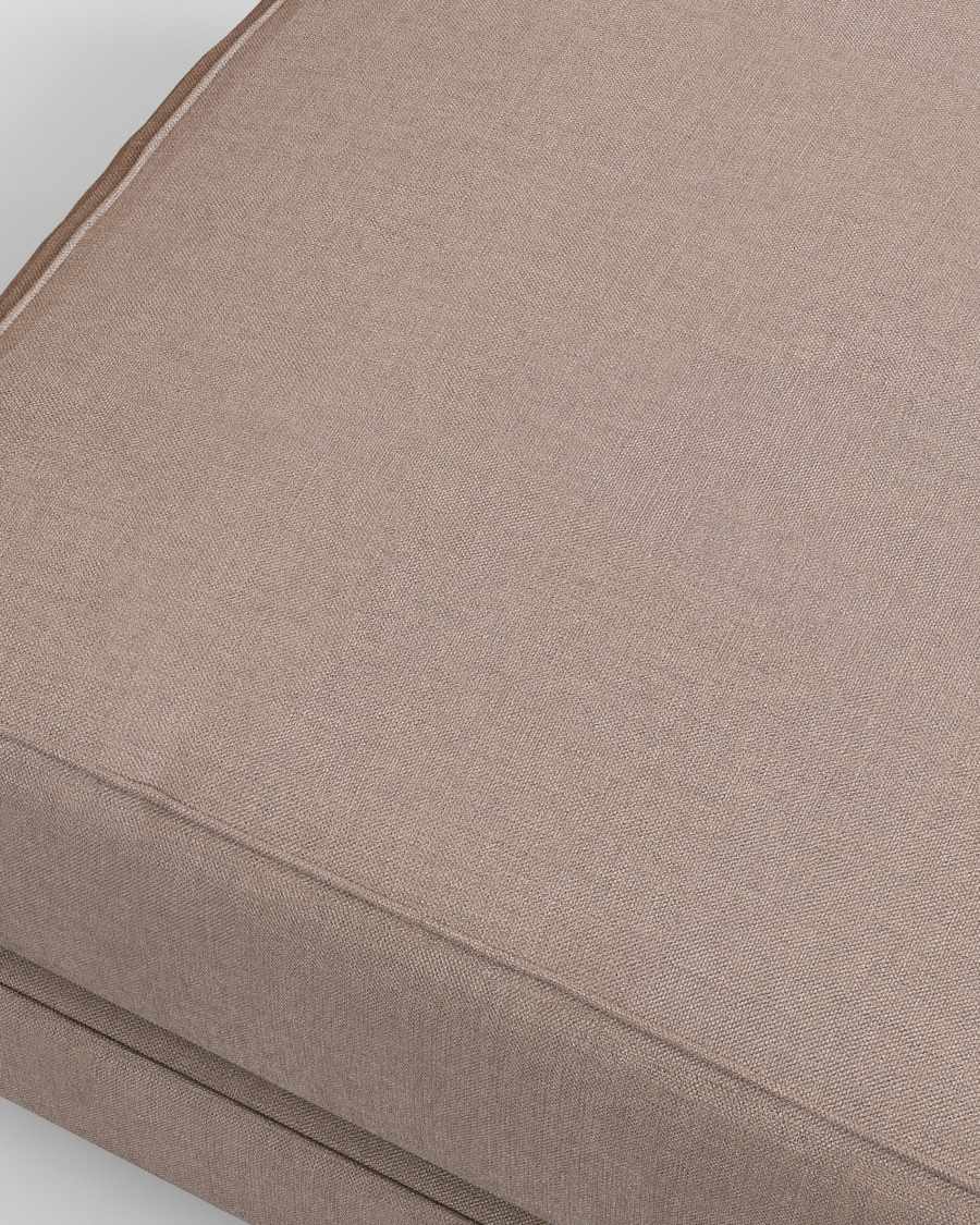 Gala footrest taupe, 90x90cm