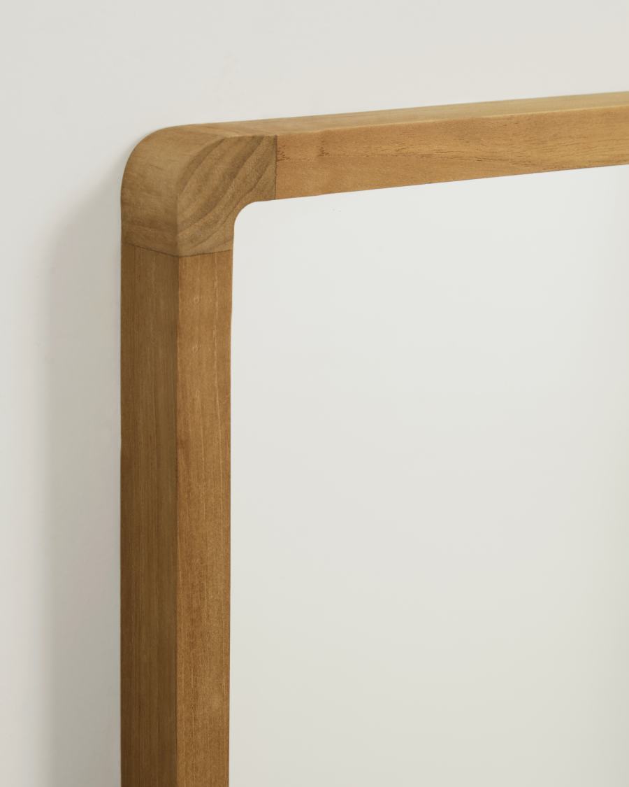 Shamel solid teak mirror 45 x 70 cm