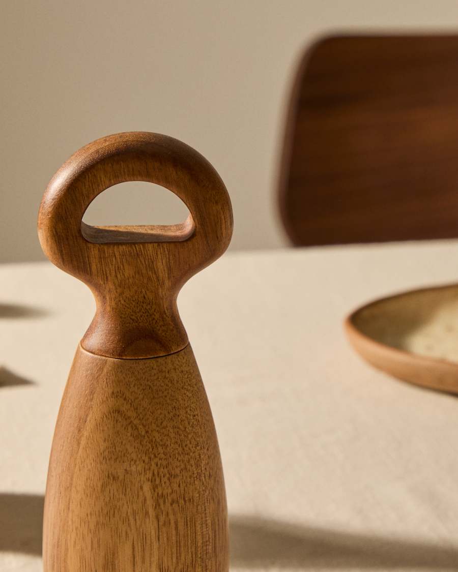 Nukha salt and pepper mill made of FSC 100% acacia wood 17 cm
