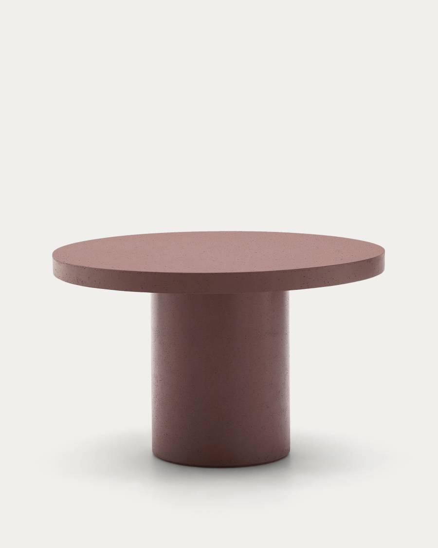 Aiguablava terracotta cement round table Ø120cm