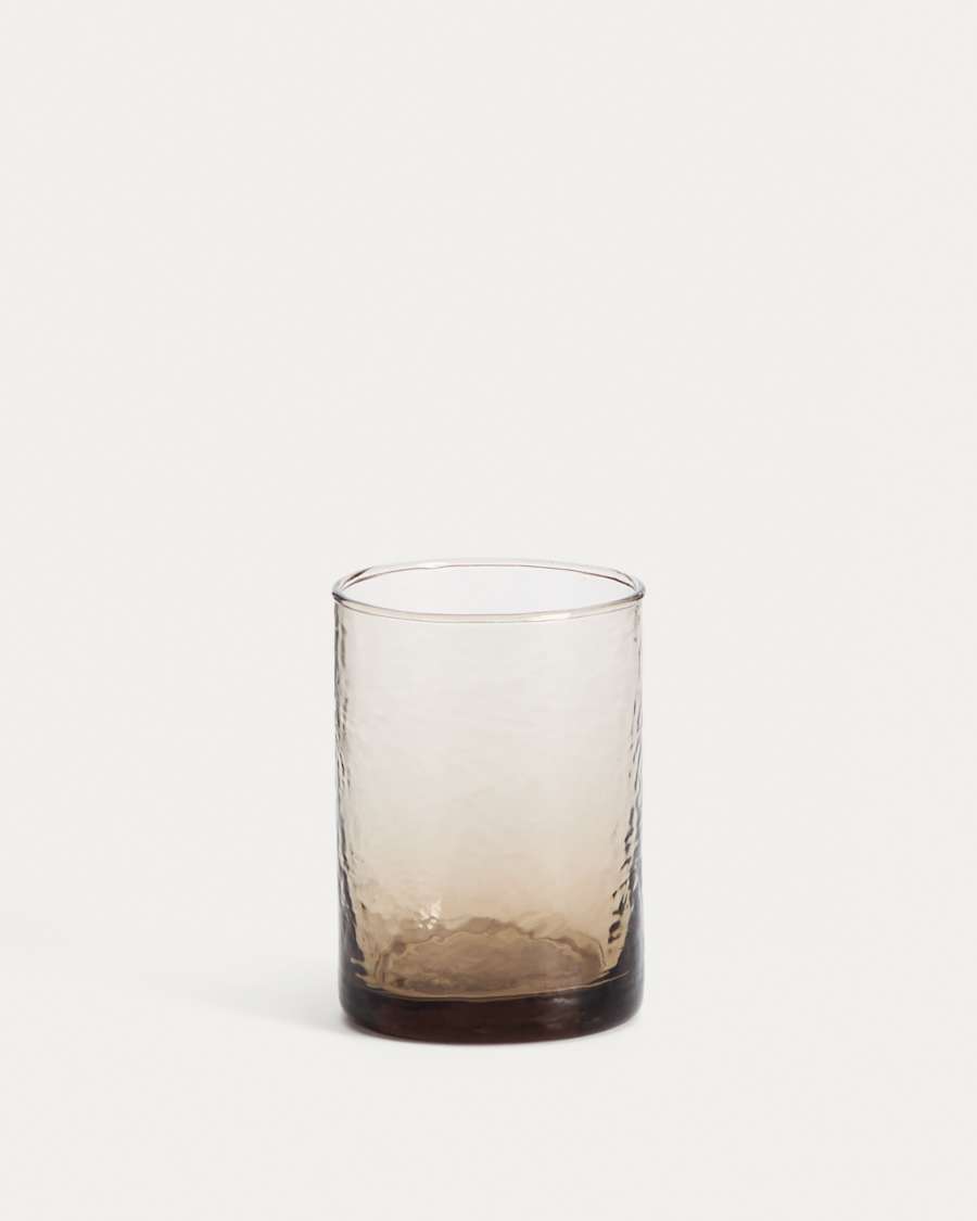 Obila cup made of brown recycled glass