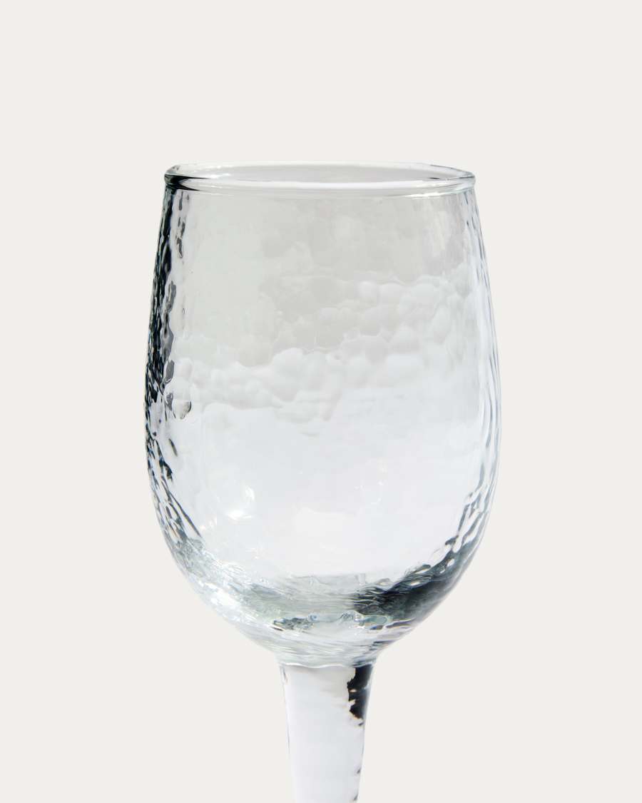 Weinglas Sileia aus transparentem Recyclingglas