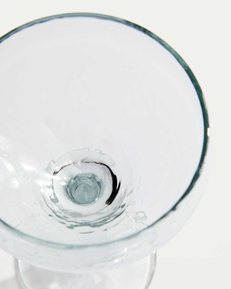 Sileia wine glass made of transparent recycled glass