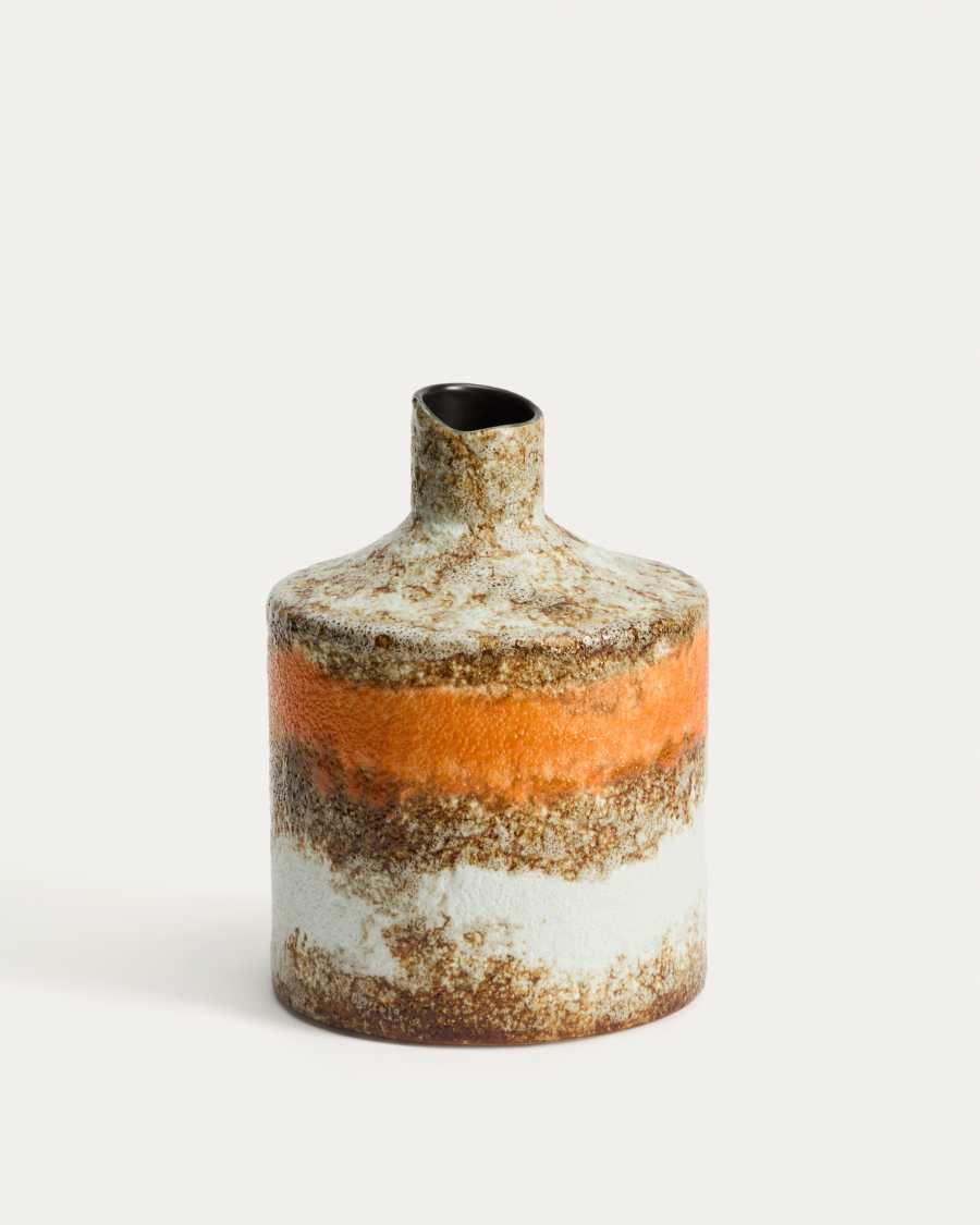Estin multicolour ceramic vase 25 cm