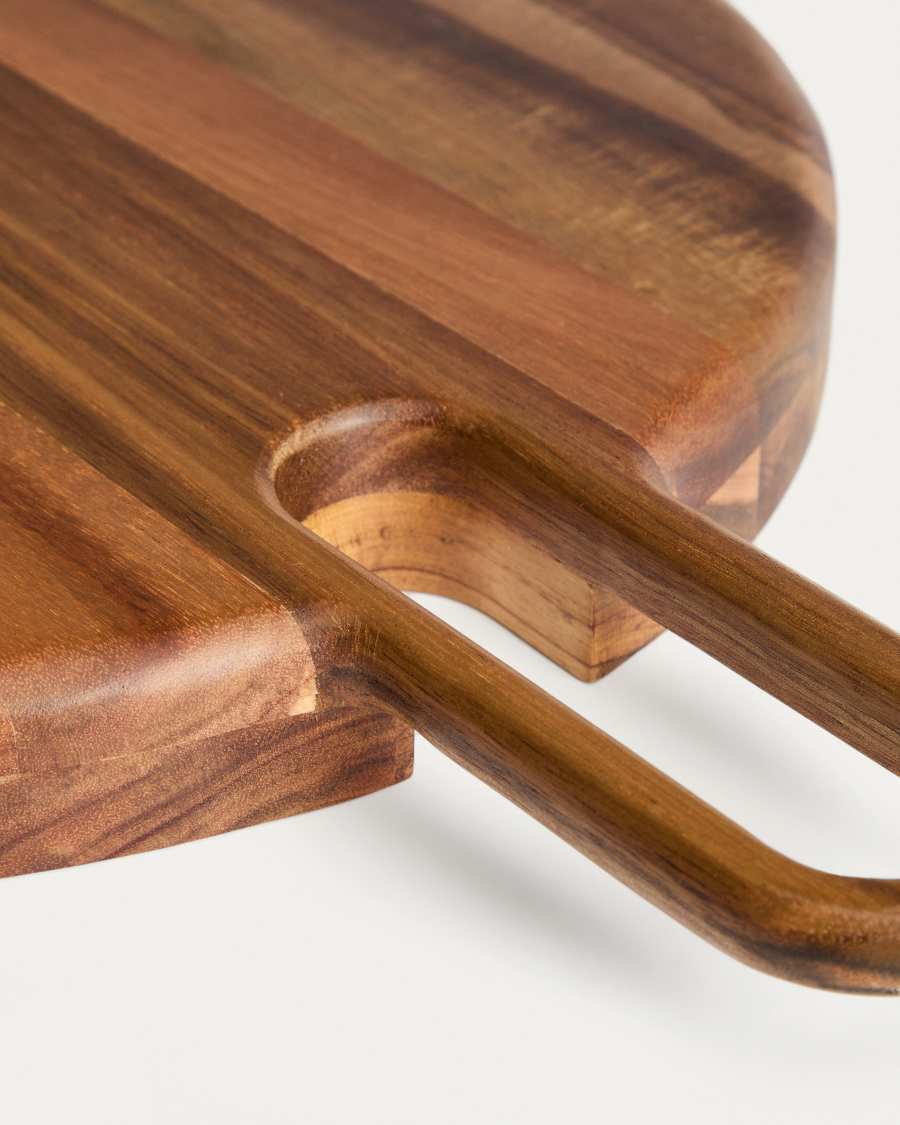 Blera cheese board and cutlery set in acacia wood FSC 100% and stainless steel