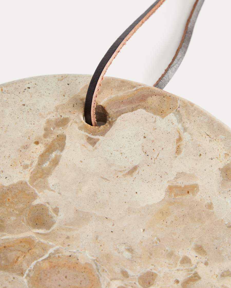 Orlina tray in beige marble 25 x 18 cm