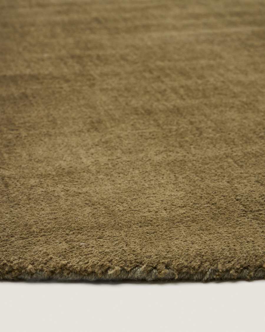 Empuries green round rug Ø200cm