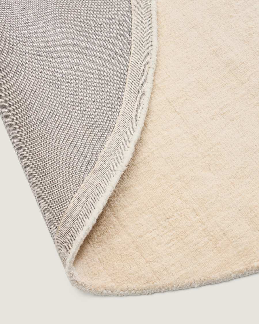 Empuries white round rug Ø200cm