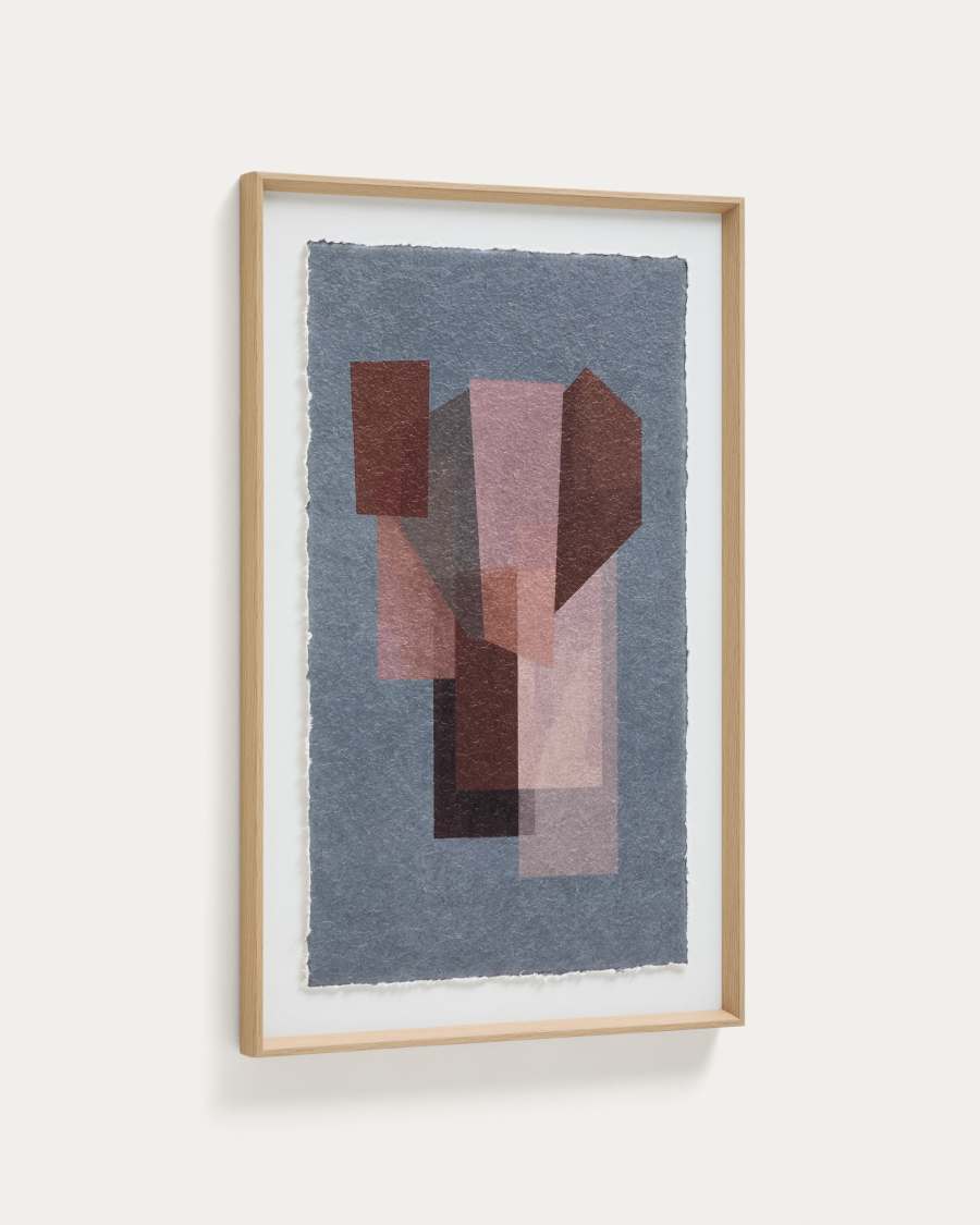 Bild Veluni auf Recyclingpapier, mehrfarbig, 60 x 90 cm