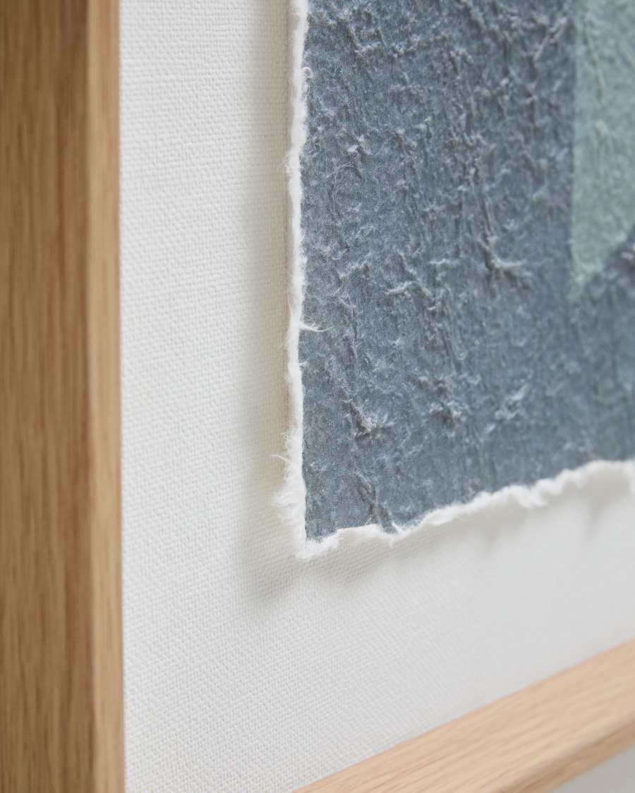 Veluni multicoloured recycled paper picture 60 x 60cm