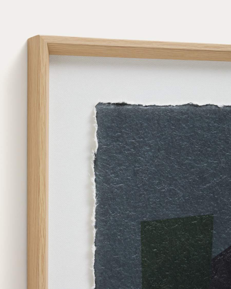 Veluni multicoloured recycled paper picture 60 x 90cm