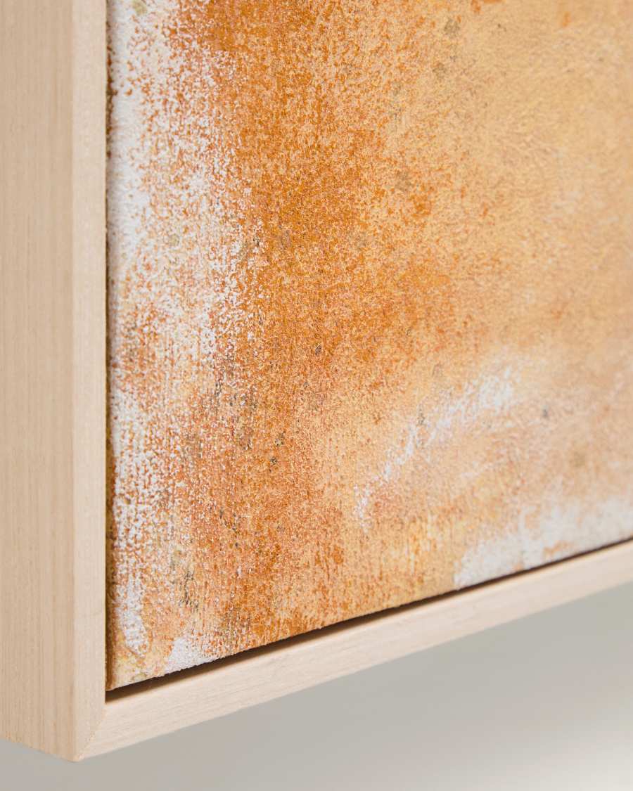 Selnar yellow abstract picture 60 x 90cm