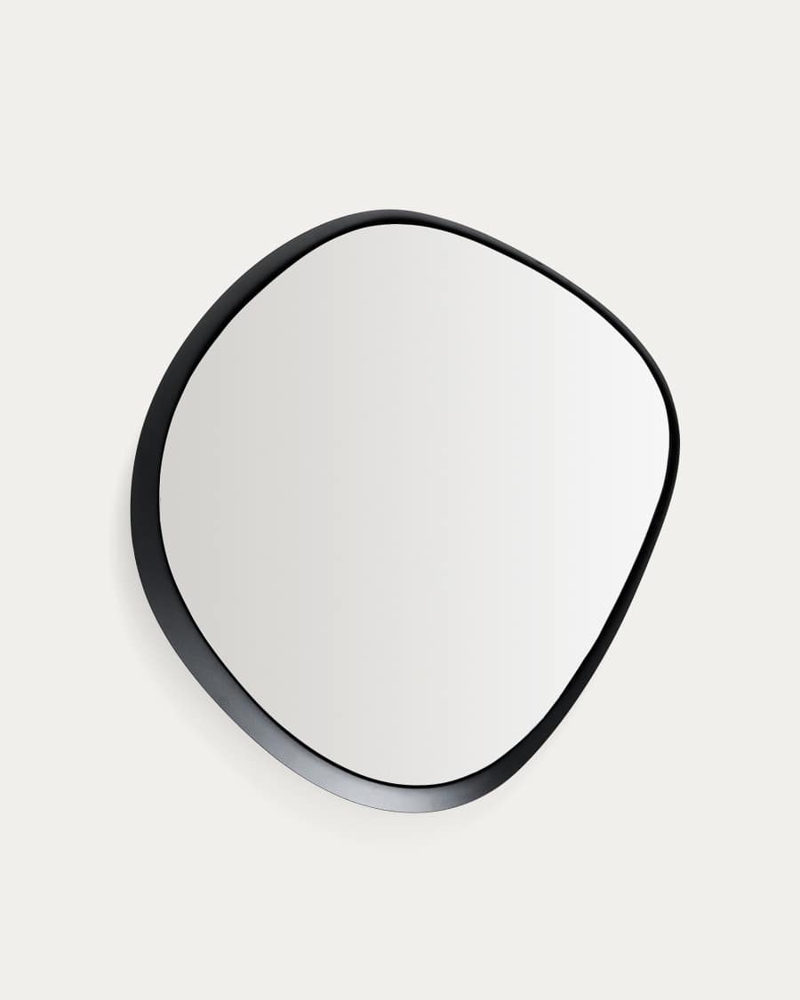 Tebel black metal mirror 67.5 x 74.5cm
