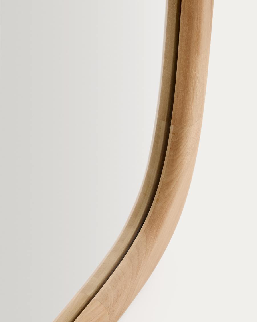 Alura teak wood mirror 94.6 x 192.1cm FSC 100%