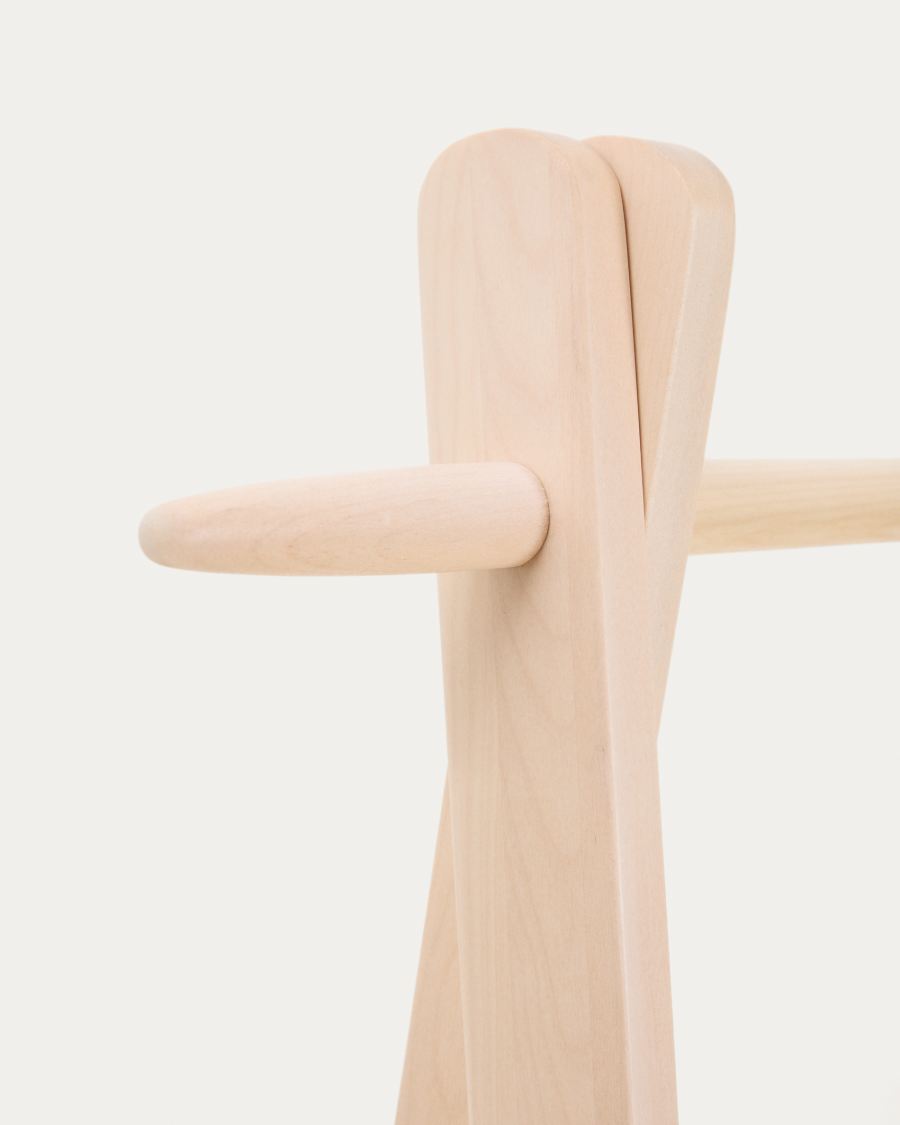 Appendiabiti Natane in legno di betulla e rattan 95 x 152 cm