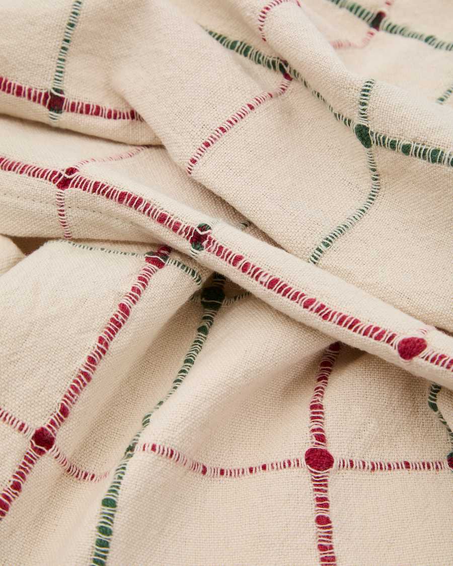 Set Aldelie mit 2 Servietten aus 100 % Baumwolle mit Jacquardmuster, mehrfarbig