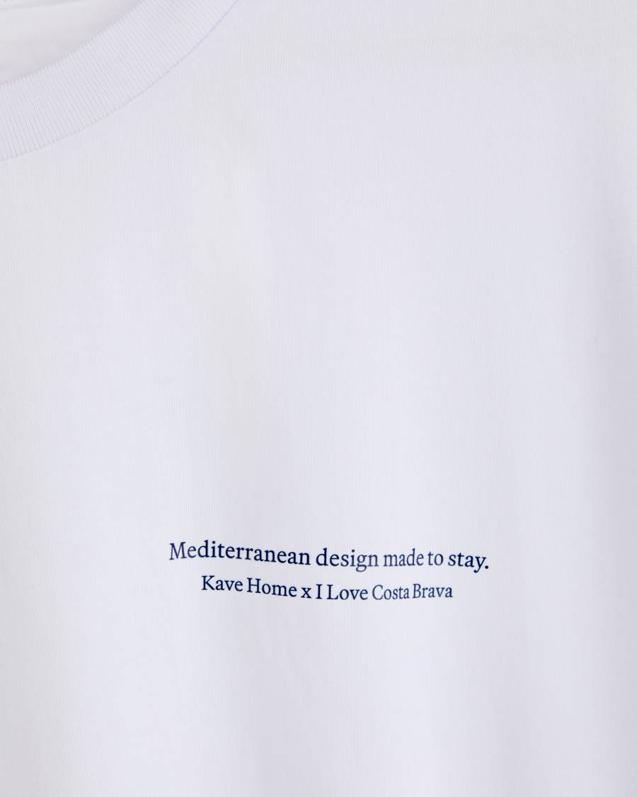 Unisex T-shirt I Love Costa Brava x Kave Home, 100% cotton, colour white, size M