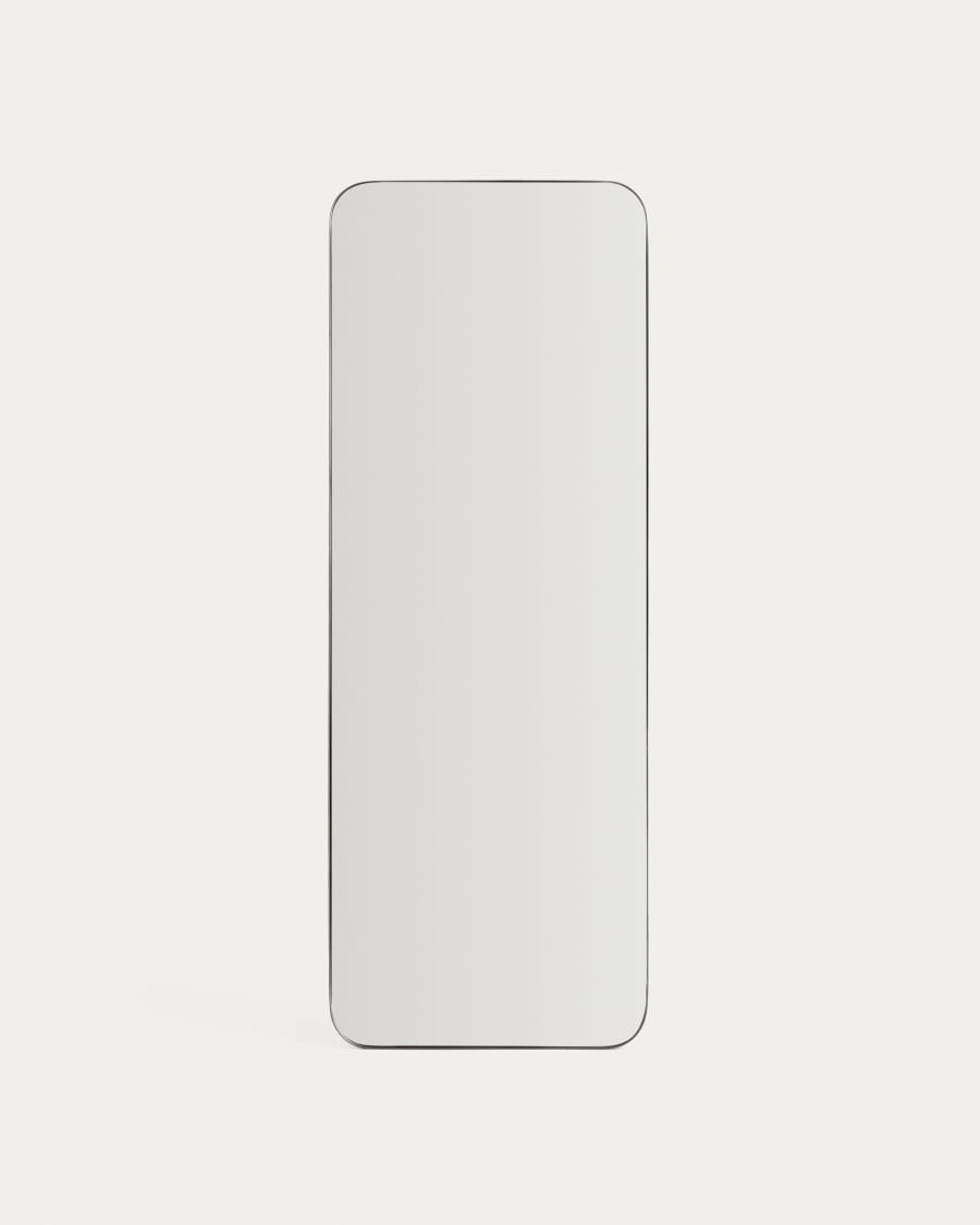 Marco black metal mirror 30 x 100cm