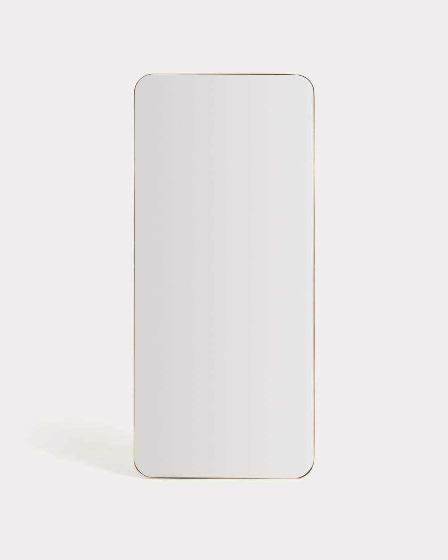 Marco gold metal mirror 80 x 180cm