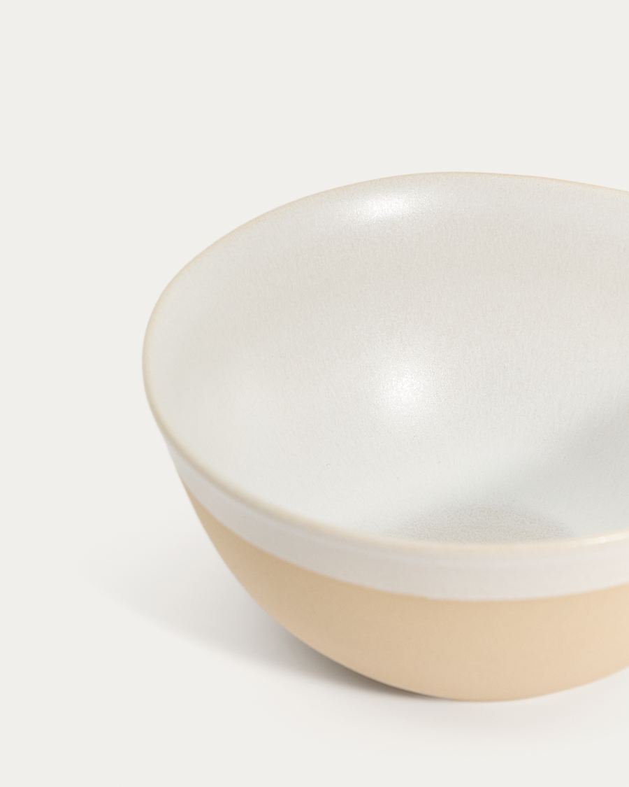 Ciotola Azir in ceramica beige