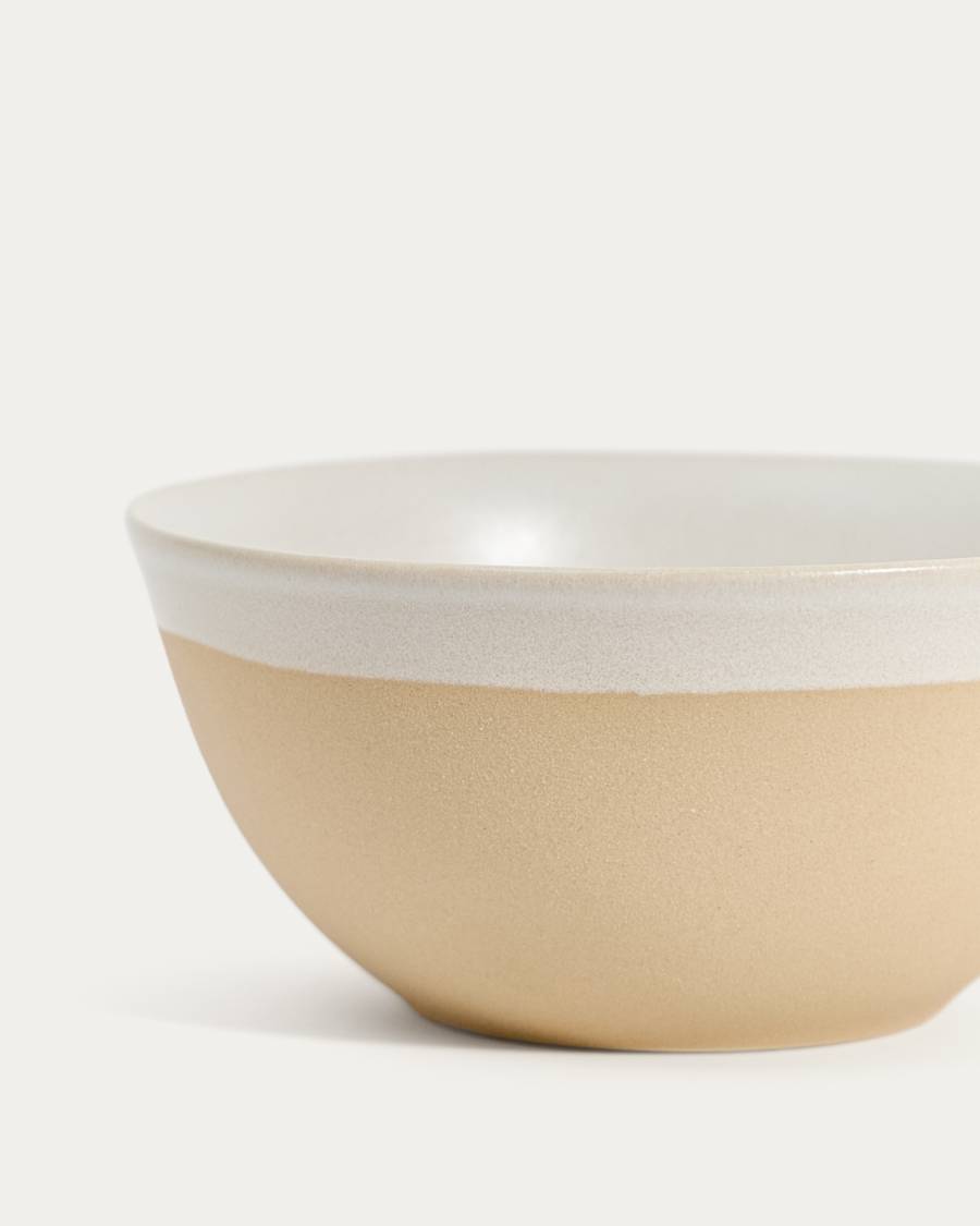 Ciotola Azir in ceramica beige