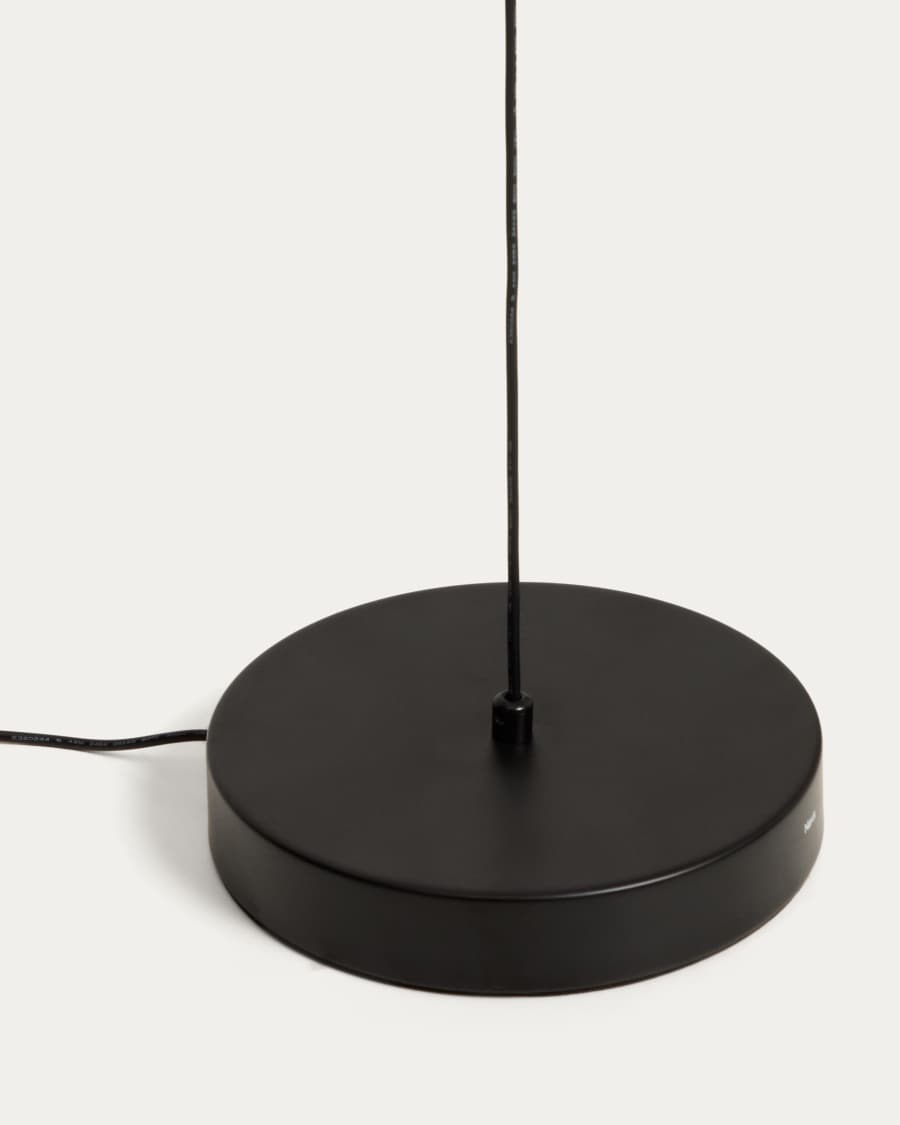 Bow black aluminium ceiling lamp Ø 16 cm