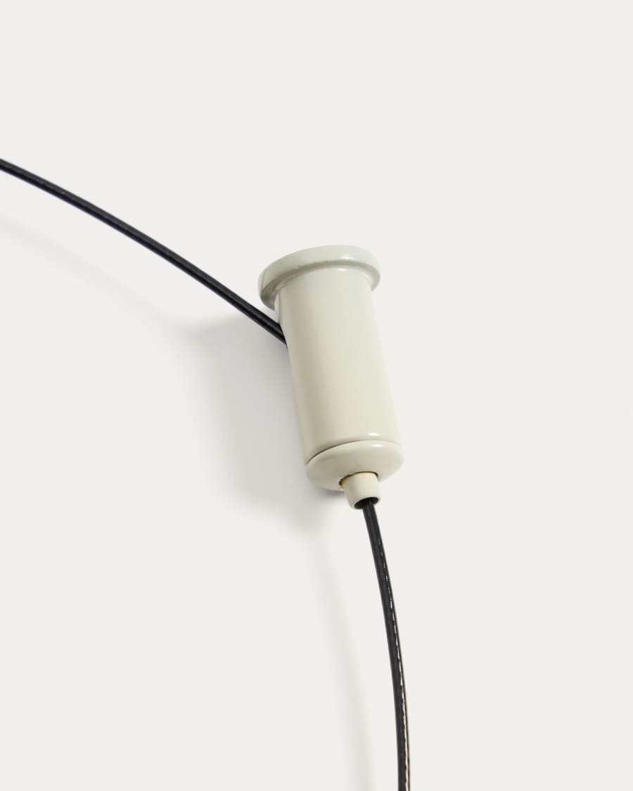 Porte light grey aluminium portable ceiling lamp Ø 16 cm